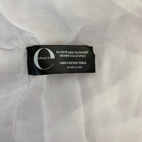 Erika Pena Dress White Orchid Dress with Belt - Picture 15 of 15